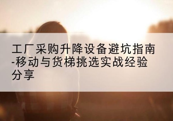 雷州移动式升降机怎么选-工厂采购升降设备避坑指南-移动与货梯挑选实战经验分享