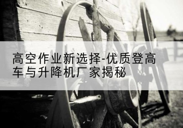雷州登高车厂家-高空作业新选择-优质登高车与升降机厂家揭秘